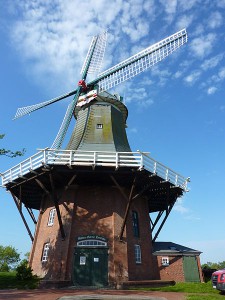 Die wiederaufgebaute Grüne Mühle